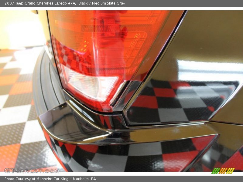 Black / Medium Slate Gray 2007 Jeep Grand Cherokee Laredo 4x4