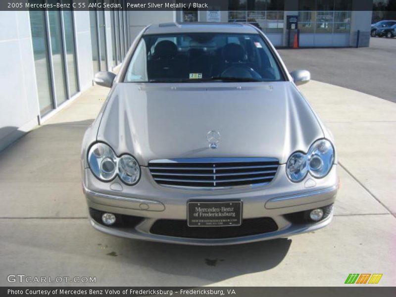 Pewter Silver Metallic / Black 2005 Mercedes-Benz C 55 AMG Sedan
