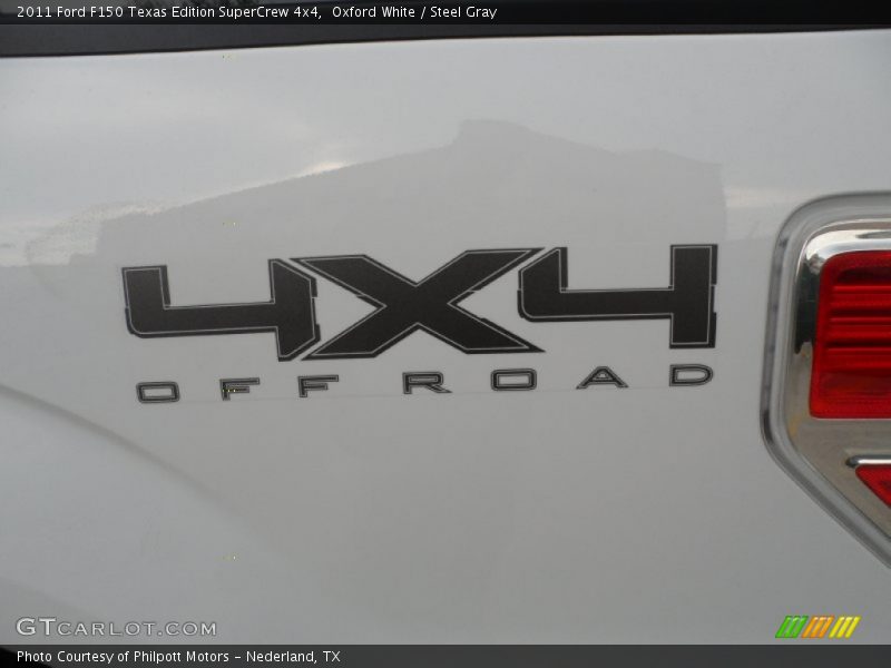 Oxford White / Steel Gray 2011 Ford F150 Texas Edition SuperCrew 4x4
