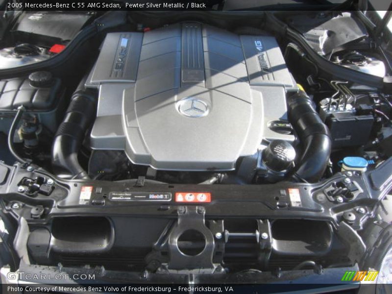 Pewter Silver Metallic / Black 2005 Mercedes-Benz C 55 AMG Sedan