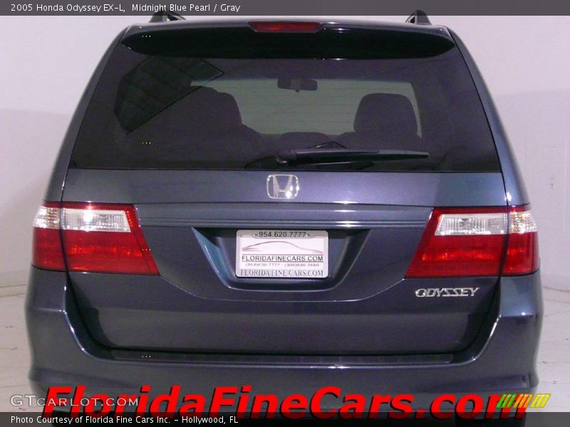 Midnight Blue Pearl / Gray 2005 Honda Odyssey EX-L