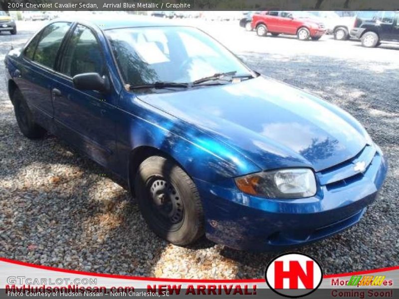 Arrival Blue Metallic / Graphite 2004 Chevrolet Cavalier Sedan