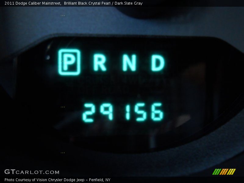 Brilliant Black Crystal Pearl / Dark Slate Gray 2011 Dodge Caliber Mainstreet