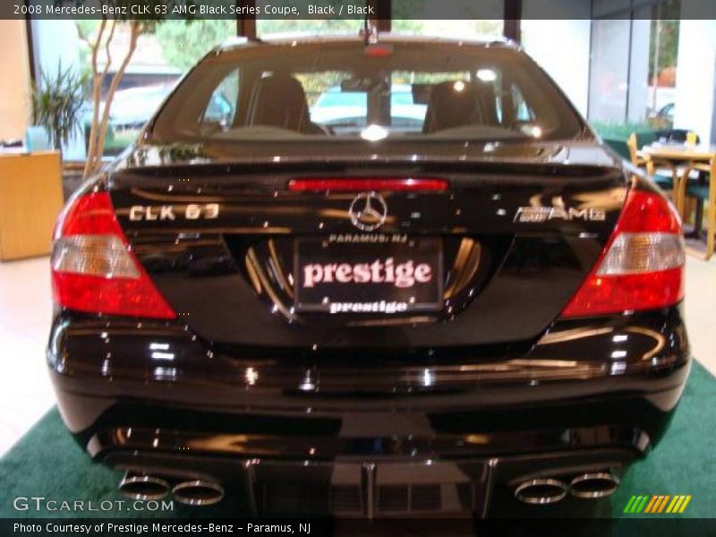 Black / Black 2008 Mercedes-Benz CLK 63 AMG Black Series Coupe