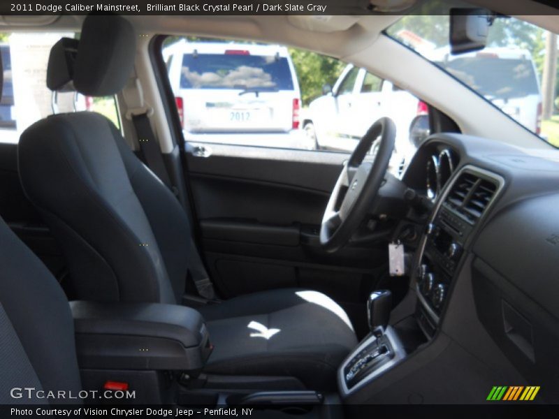 Brilliant Black Crystal Pearl / Dark Slate Gray 2011 Dodge Caliber Mainstreet