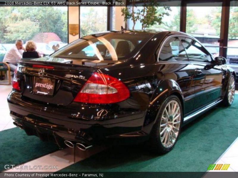 Black / Black 2008 Mercedes-Benz CLK 63 AMG Black Series Coupe