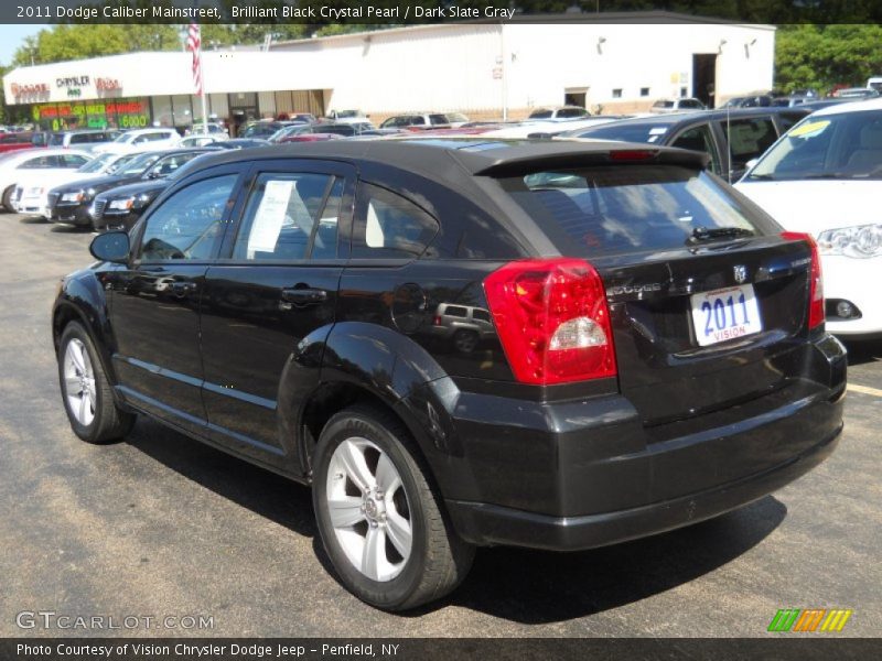 Brilliant Black Crystal Pearl / Dark Slate Gray 2011 Dodge Caliber Mainstreet