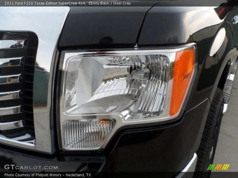 Ebony Black / Steel Gray 2011 Ford F150 Texas Edition SuperCrew 4x4