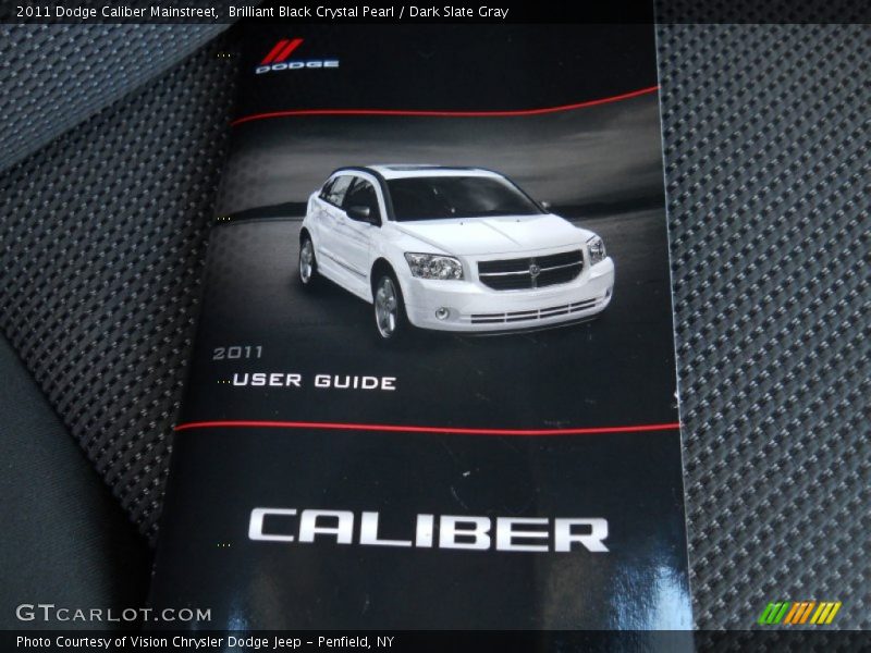Brilliant Black Crystal Pearl / Dark Slate Gray 2011 Dodge Caliber Mainstreet