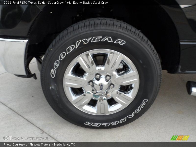 Ebony Black / Steel Gray 2011 Ford F150 Texas Edition SuperCrew 4x4