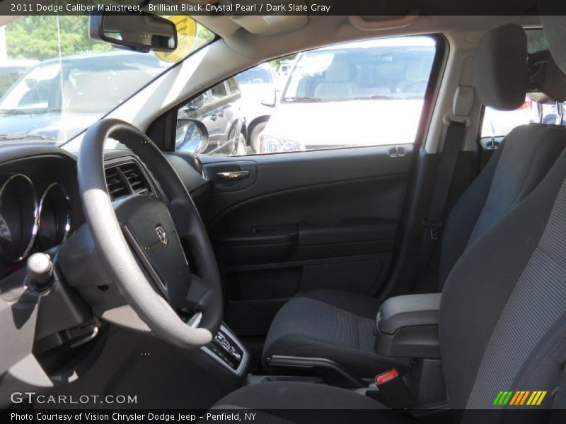 Brilliant Black Crystal Pearl / Dark Slate Gray 2011 Dodge Caliber Mainstreet