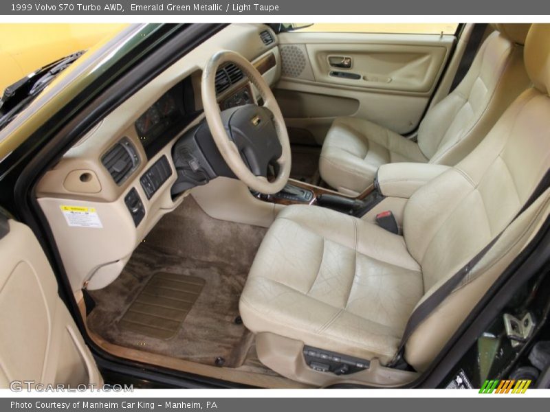 Emerald Green Metallic / Light Taupe 1999 Volvo S70 Turbo AWD