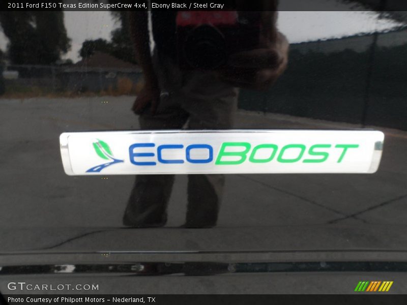 Ebony Black / Steel Gray 2011 Ford F150 Texas Edition SuperCrew 4x4