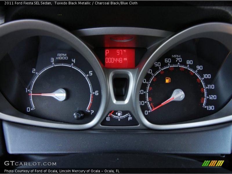  2011 Fiesta SEL Sedan SEL Sedan Gauges