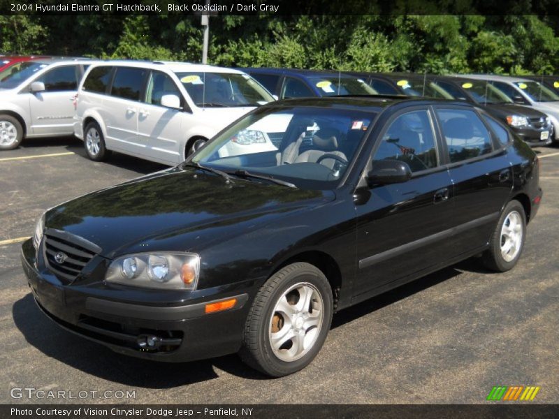 Front 3/4 View of 2004 Elantra GT Hatchback