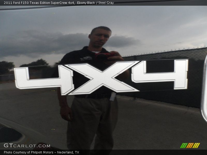 Ebony Black / Steel Gray 2011 Ford F150 Texas Edition SuperCrew 4x4