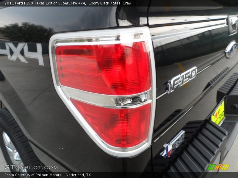 Ebony Black / Steel Gray 2011 Ford F150 Texas Edition SuperCrew 4x4
