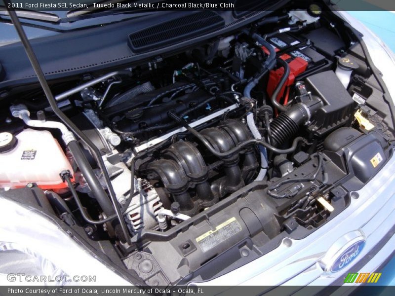  2011 Fiesta SEL Sedan Engine - 1.6 Liter DOHC 16-Valve Ti-VCT Duratec 4 Cylinder