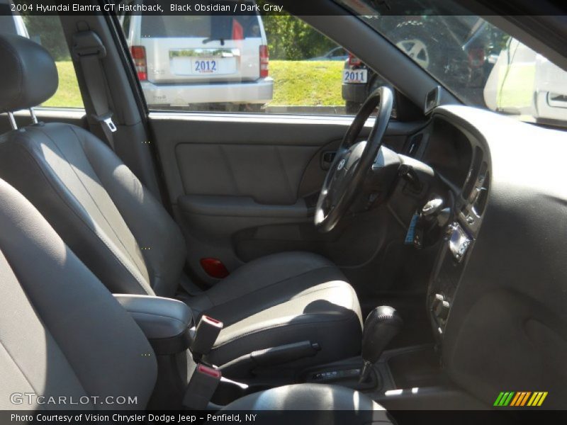 Black Obsidian / Dark Gray 2004 Hyundai Elantra GT Hatchback