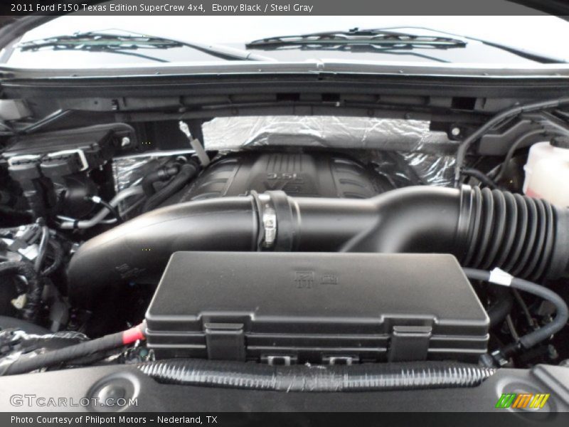 Ebony Black / Steel Gray 2011 Ford F150 Texas Edition SuperCrew 4x4