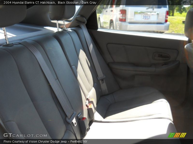 Black Obsidian / Dark Gray 2004 Hyundai Elantra GT Hatchback