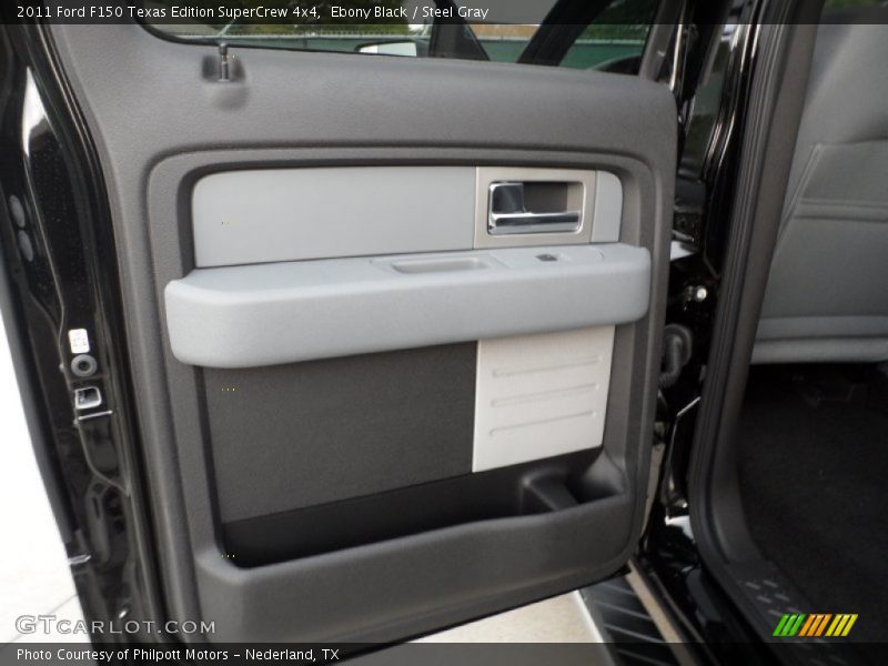 Ebony Black / Steel Gray 2011 Ford F150 Texas Edition SuperCrew 4x4