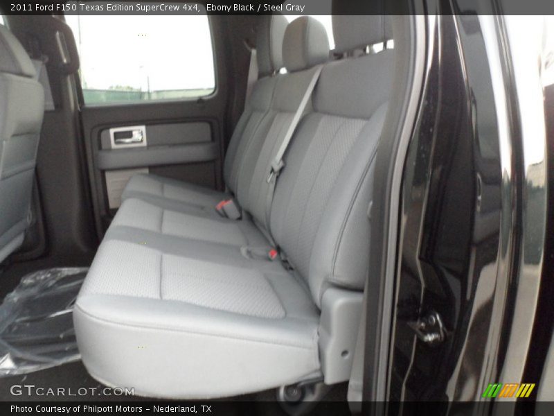 Ebony Black / Steel Gray 2011 Ford F150 Texas Edition SuperCrew 4x4