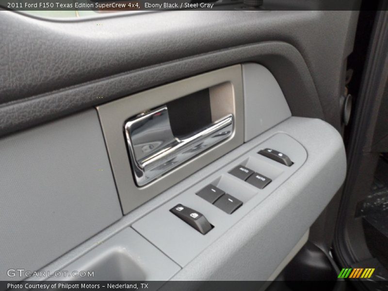 Ebony Black / Steel Gray 2011 Ford F150 Texas Edition SuperCrew 4x4
