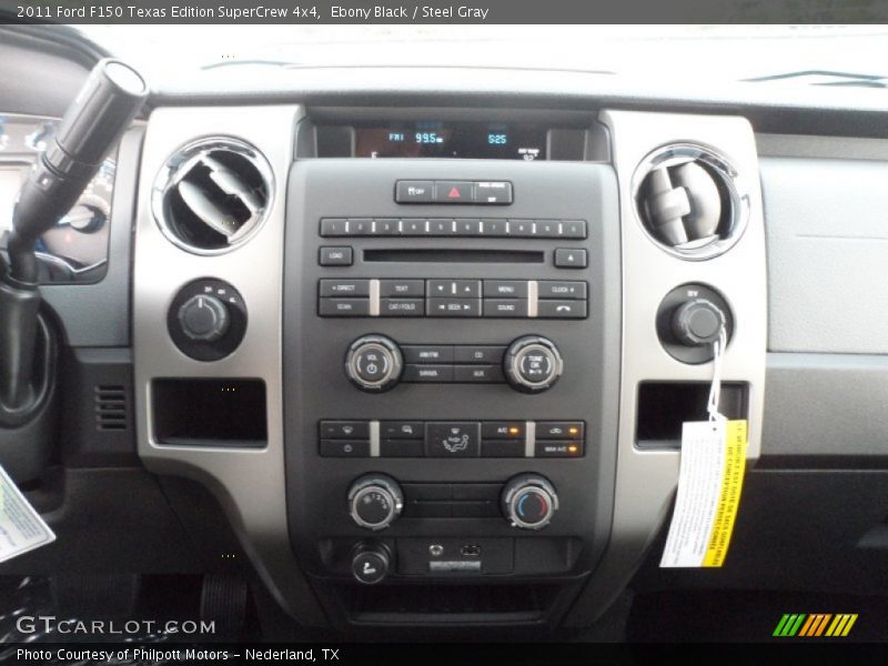 Ebony Black / Steel Gray 2011 Ford F150 Texas Edition SuperCrew 4x4