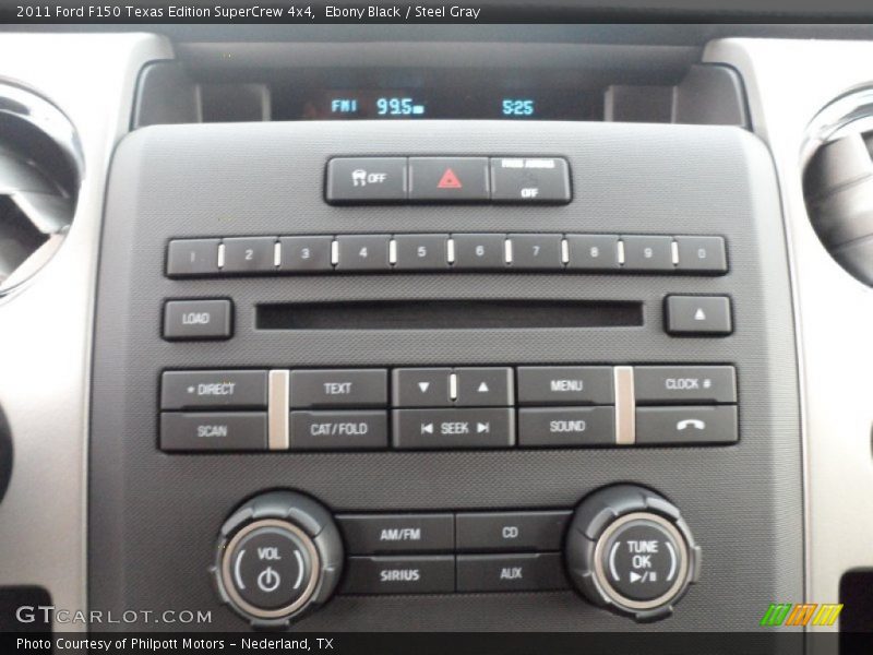 Ebony Black / Steel Gray 2011 Ford F150 Texas Edition SuperCrew 4x4