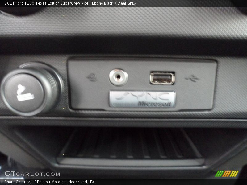 Ebony Black / Steel Gray 2011 Ford F150 Texas Edition SuperCrew 4x4