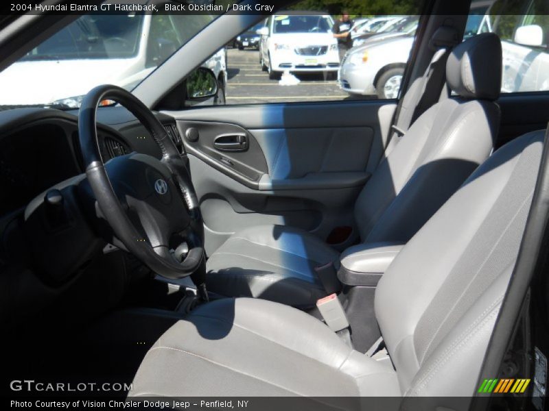 Black Obsidian / Dark Gray 2004 Hyundai Elantra GT Hatchback