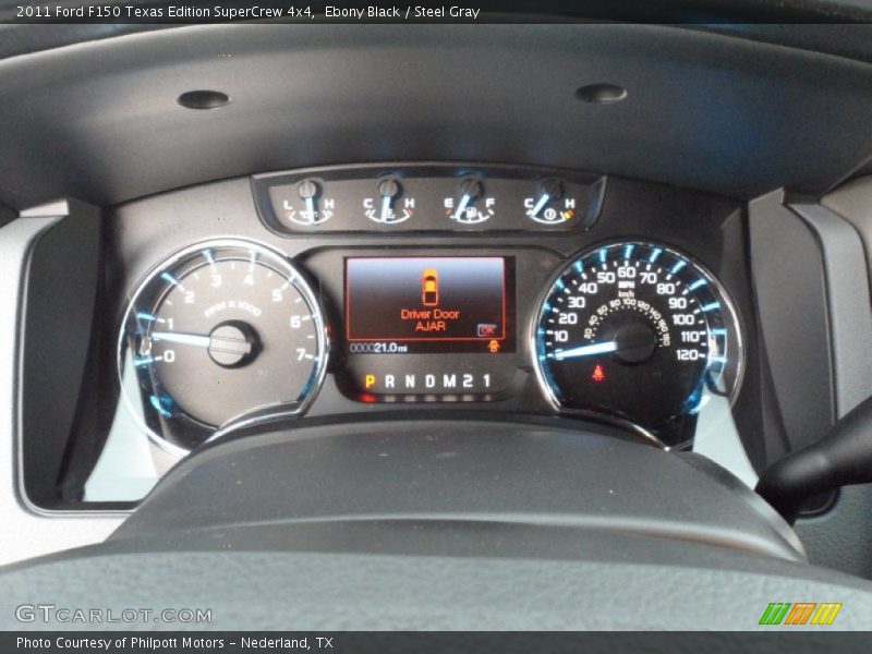 Ebony Black / Steel Gray 2011 Ford F150 Texas Edition SuperCrew 4x4