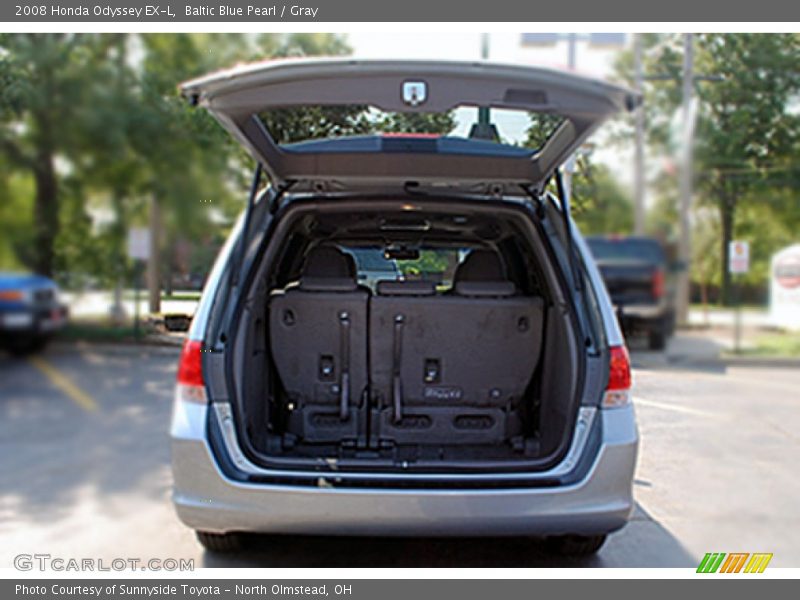 Baltic Blue Pearl / Gray 2008 Honda Odyssey EX-L