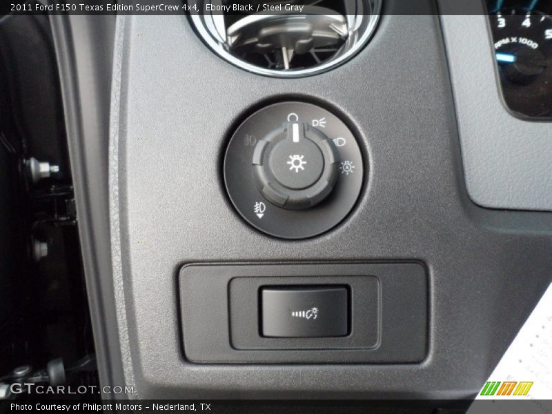 Ebony Black / Steel Gray 2011 Ford F150 Texas Edition SuperCrew 4x4
