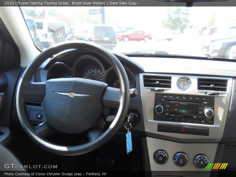 Bright Silver Metallic / Dark Slate Gray 2010 Chrysler Sebring Touring Sedan
