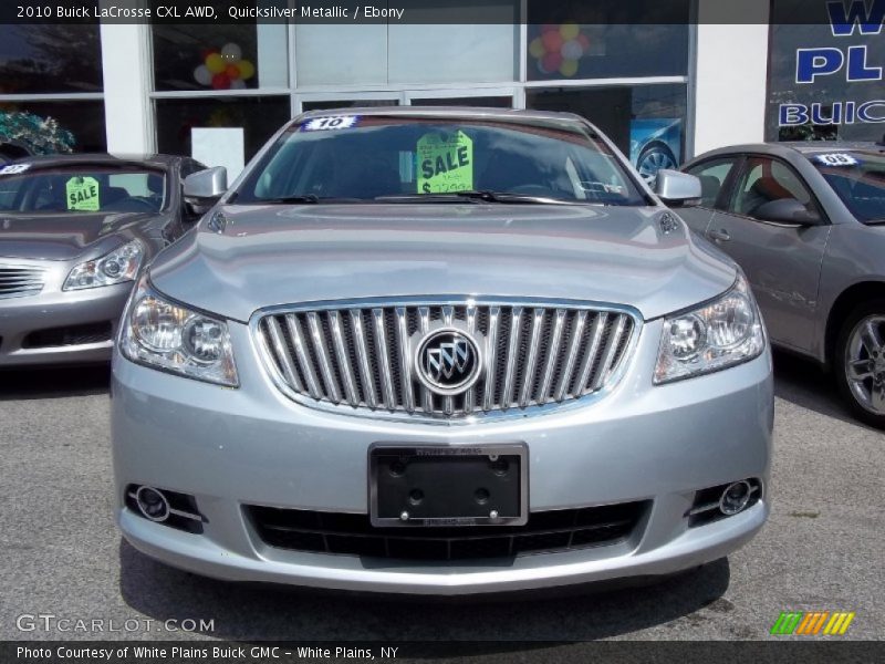 Quicksilver Metallic / Ebony 2010 Buick LaCrosse CXL AWD