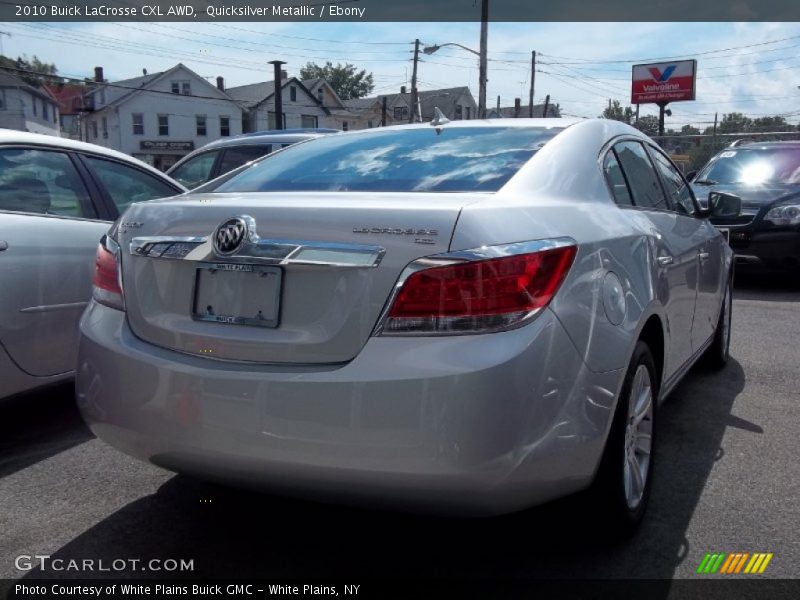 Quicksilver Metallic / Ebony 2010 Buick LaCrosse CXL AWD