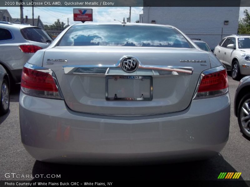Quicksilver Metallic / Ebony 2010 Buick LaCrosse CXL AWD