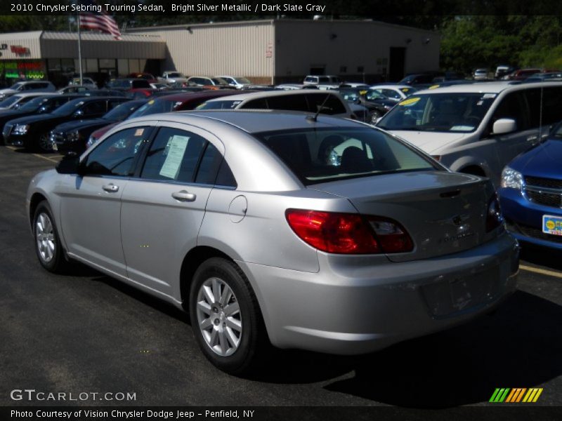 Bright Silver Metallic / Dark Slate Gray 2010 Chrysler Sebring Touring Sedan