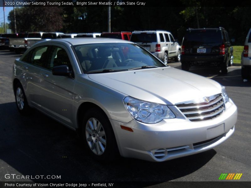 Bright Silver Metallic / Dark Slate Gray 2010 Chrysler Sebring Touring Sedan