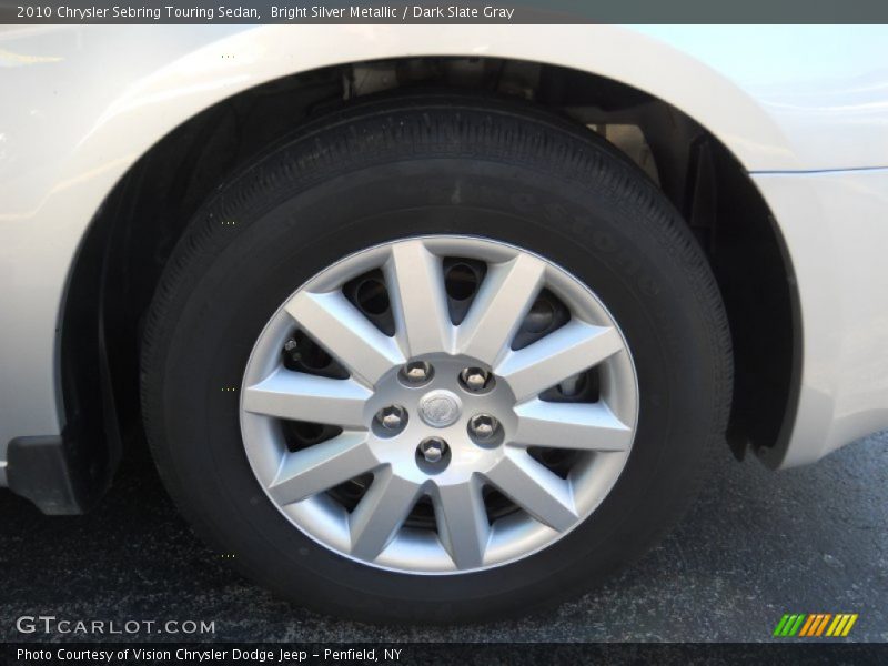 Bright Silver Metallic / Dark Slate Gray 2010 Chrysler Sebring Touring Sedan