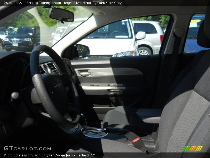 Bright Silver Metallic / Dark Slate Gray 2010 Chrysler Sebring Touring Sedan