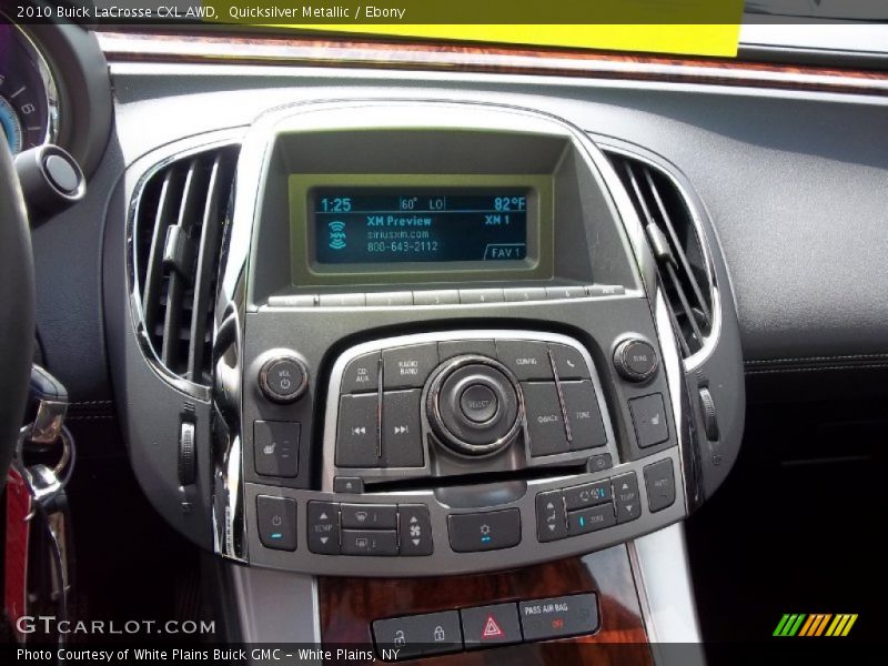 Quicksilver Metallic / Ebony 2010 Buick LaCrosse CXL AWD