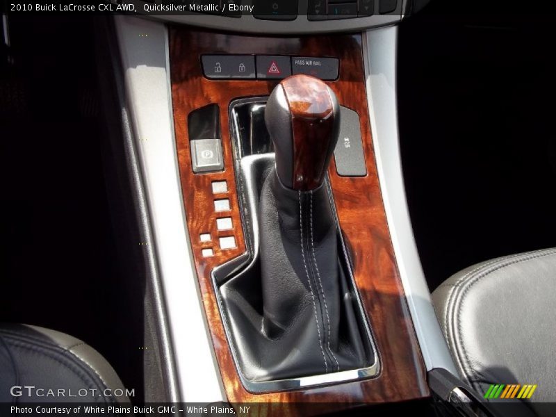 Quicksilver Metallic / Ebony 2010 Buick LaCrosse CXL AWD