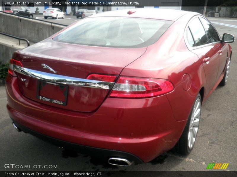 Radiance Red Metallic / Champagne/Truffle 2009 Jaguar XF Premium Luxury
