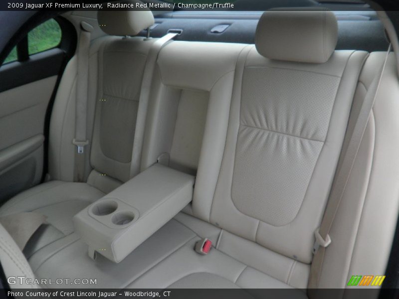 Radiance Red Metallic / Champagne/Truffle 2009 Jaguar XF Premium Luxury