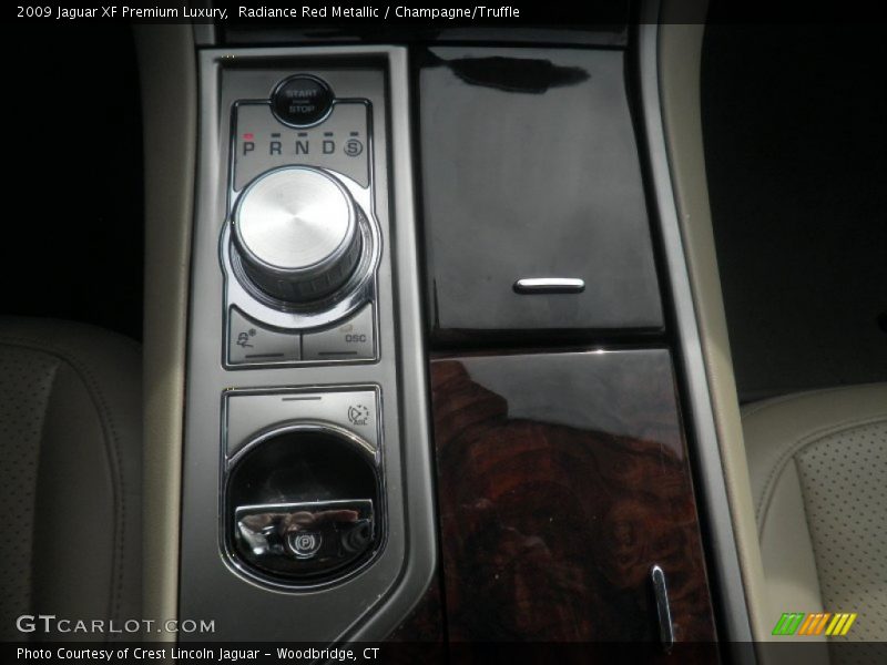 Radiance Red Metallic / Champagne/Truffle 2009 Jaguar XF Premium Luxury