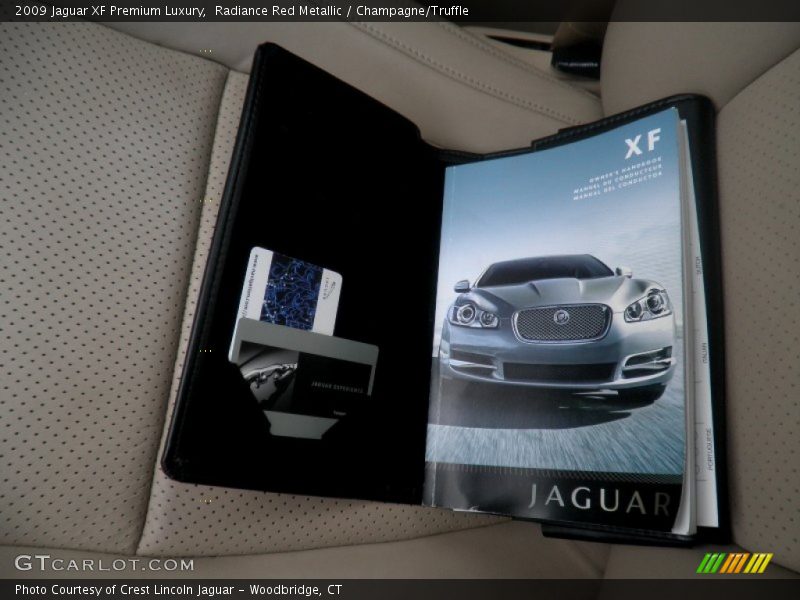Radiance Red Metallic / Champagne/Truffle 2009 Jaguar XF Premium Luxury