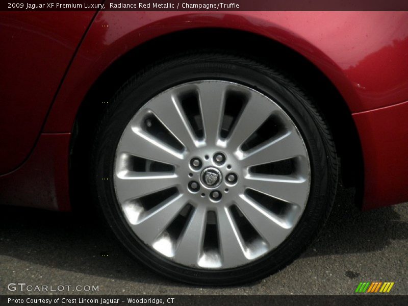 Radiance Red Metallic / Champagne/Truffle 2009 Jaguar XF Premium Luxury